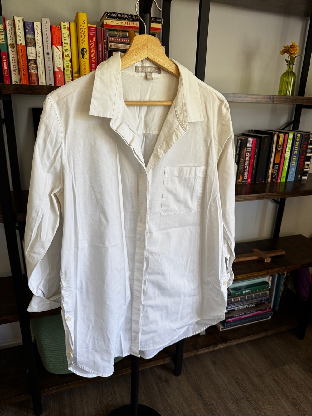 Athleta • White Button-Down Shirt